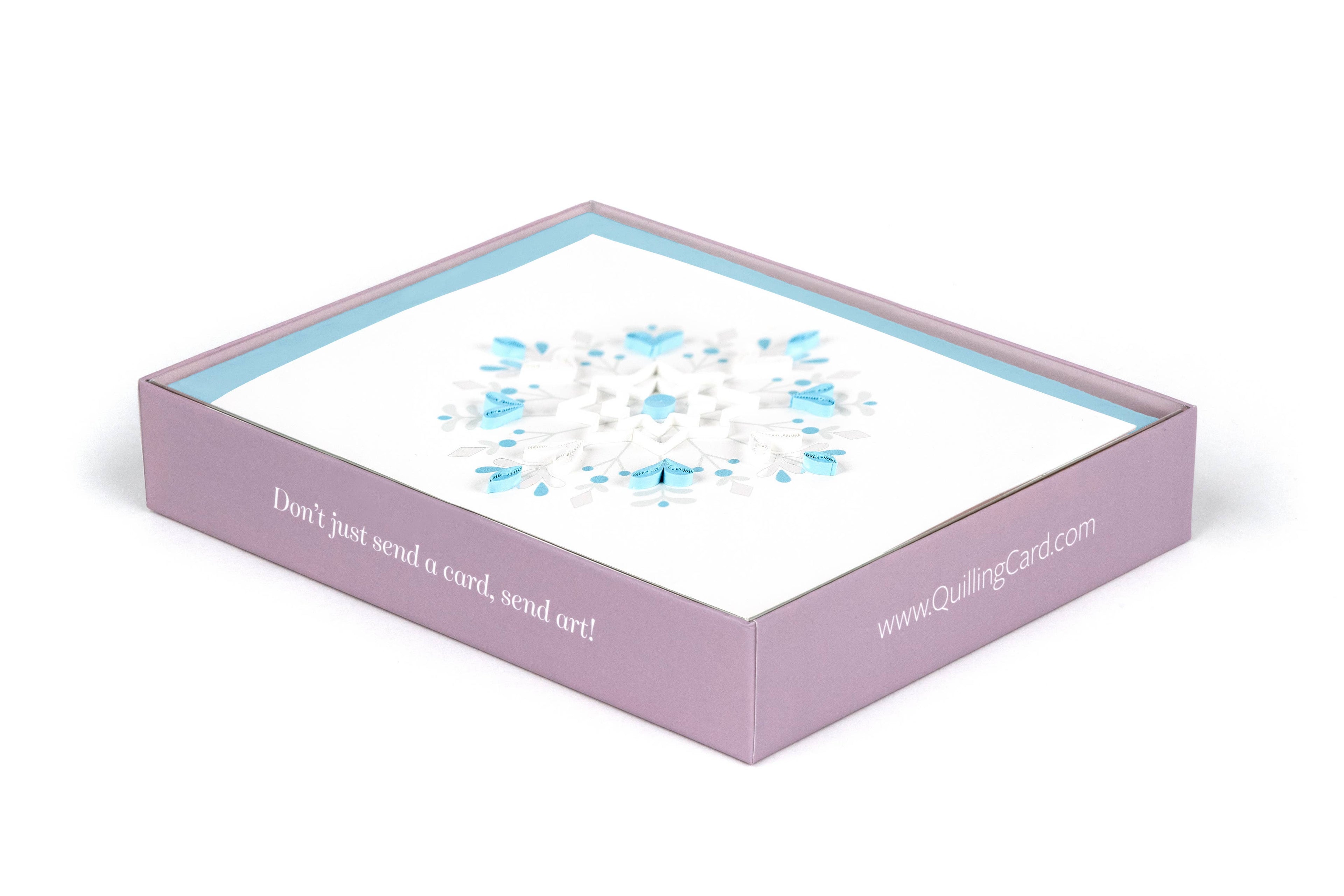Quilled Note Card Box Set - Snowflakes