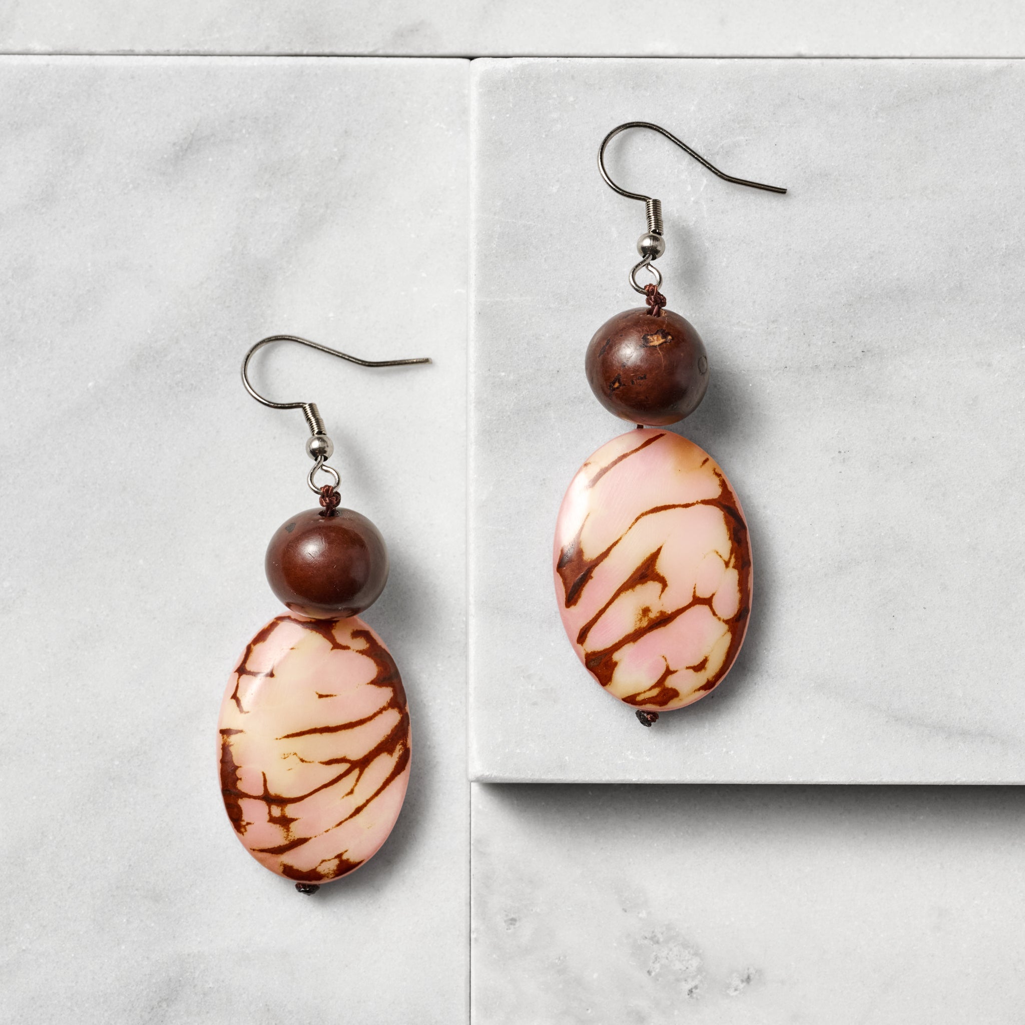 "Paola" Tagua Drop Earrings