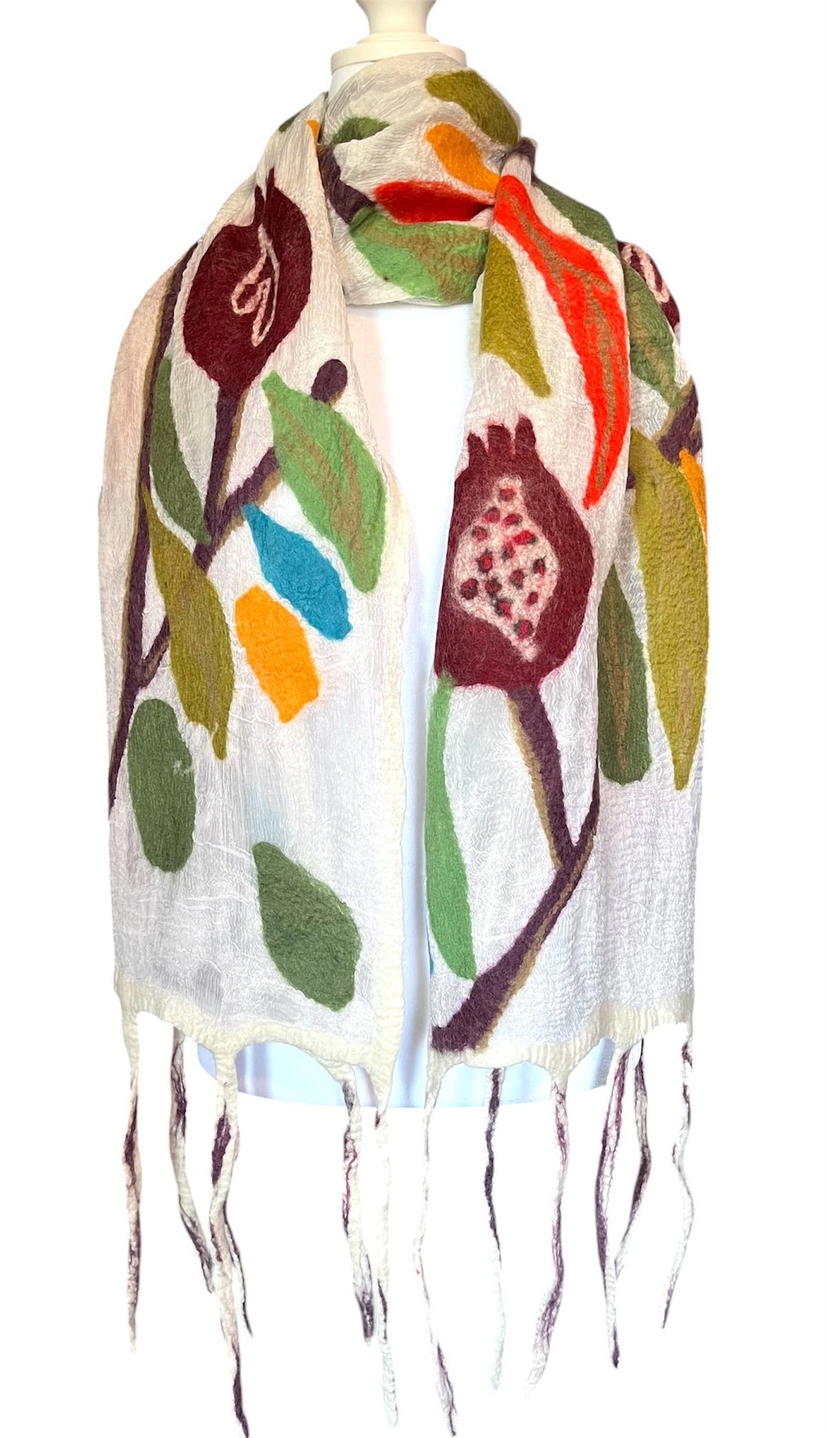 Pomegranate Tree Scarf
