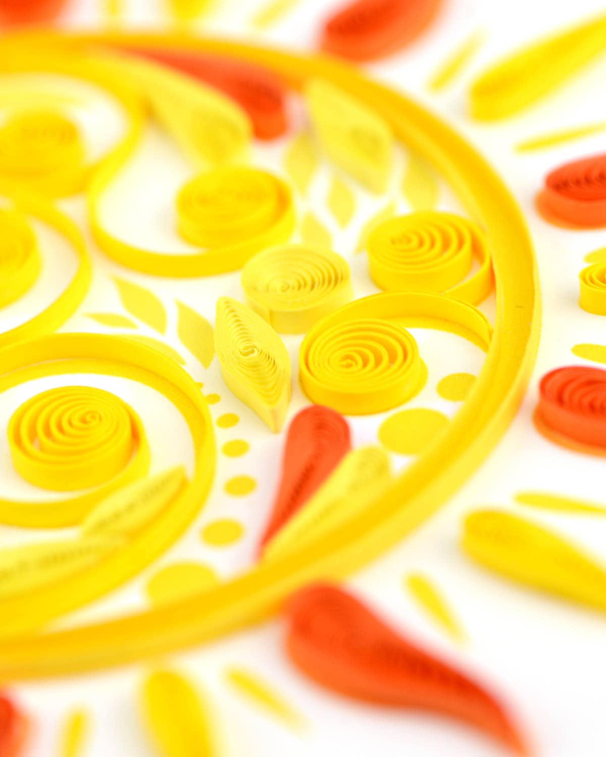 Quilled Greeting Card, "Sun"