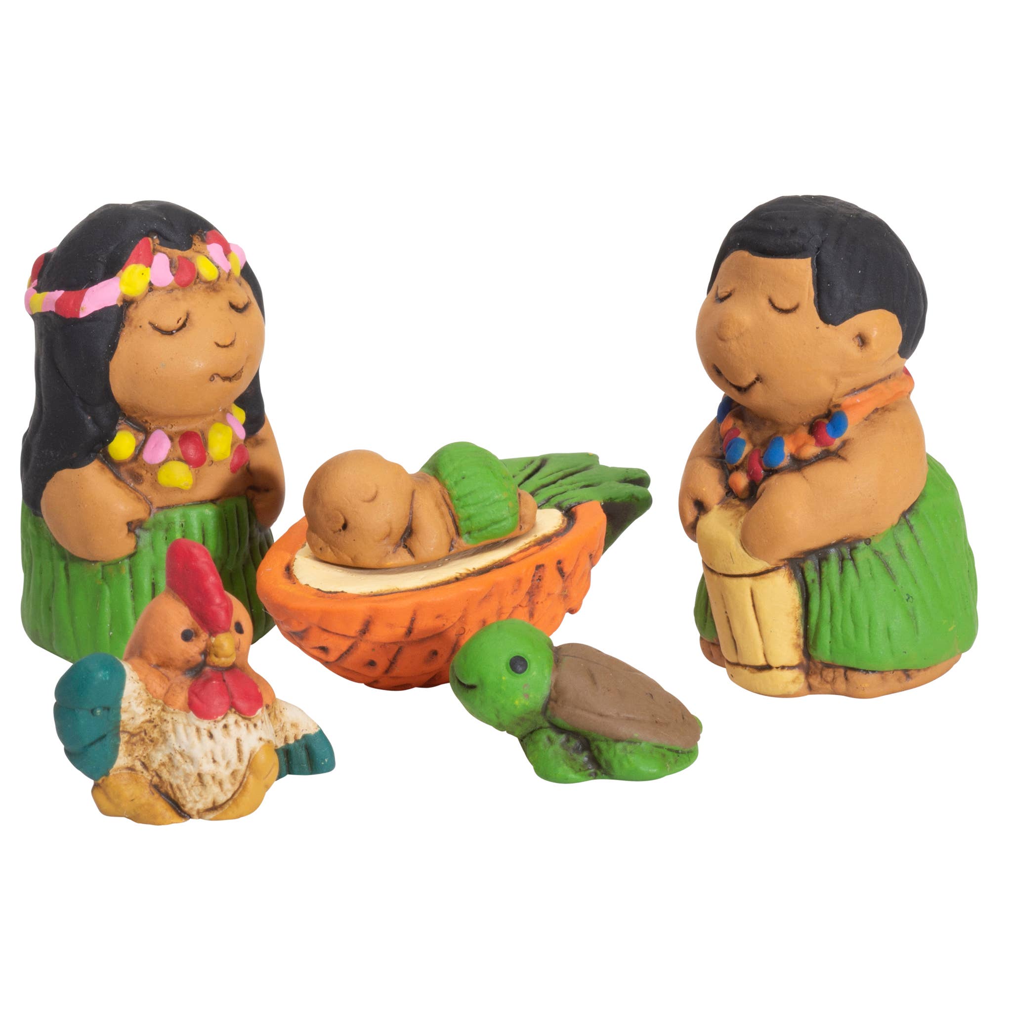 "Hawaiian" Mini Nativity