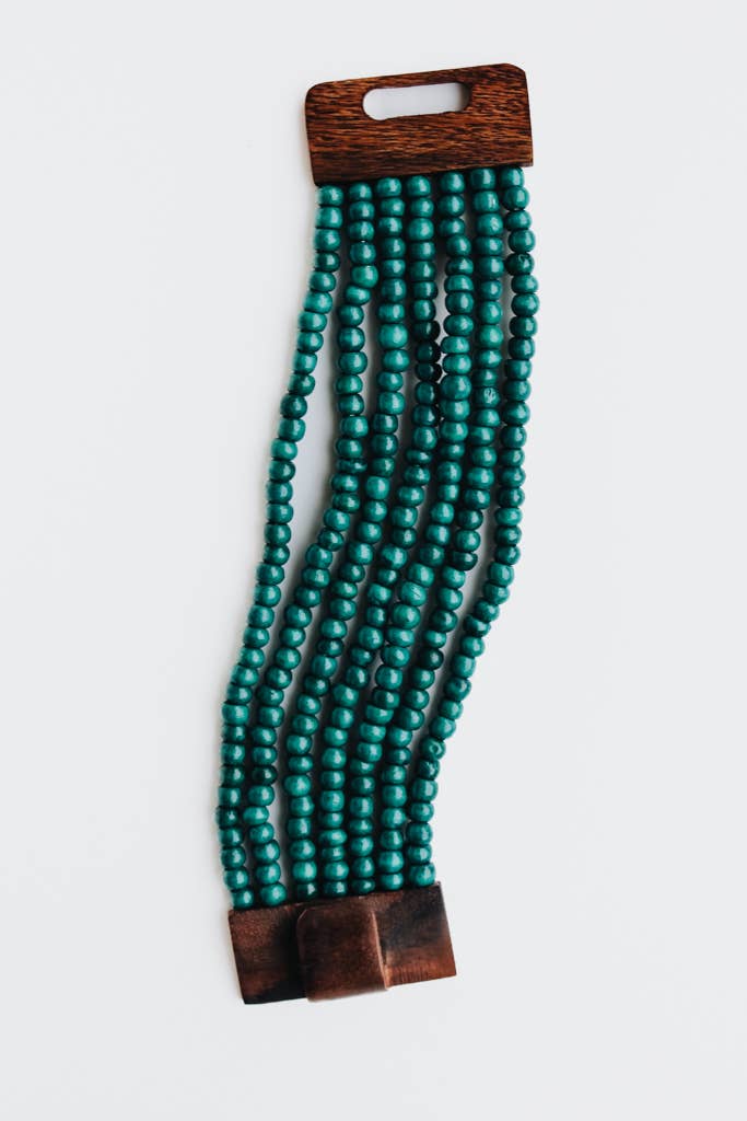 Unity Wood Bead Bracelet