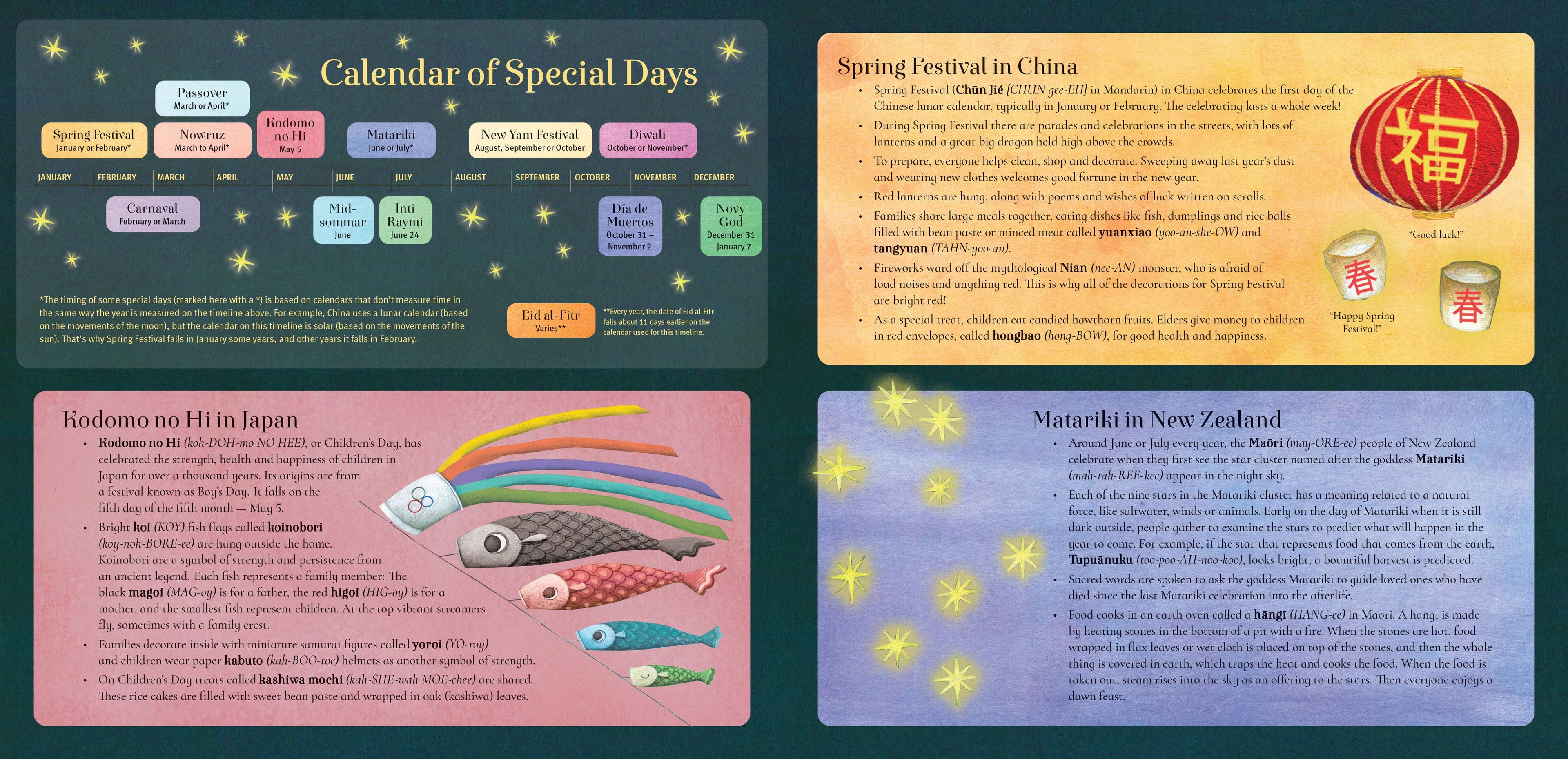 "Let's Celebrate: Special Days Around the World" Picture Book