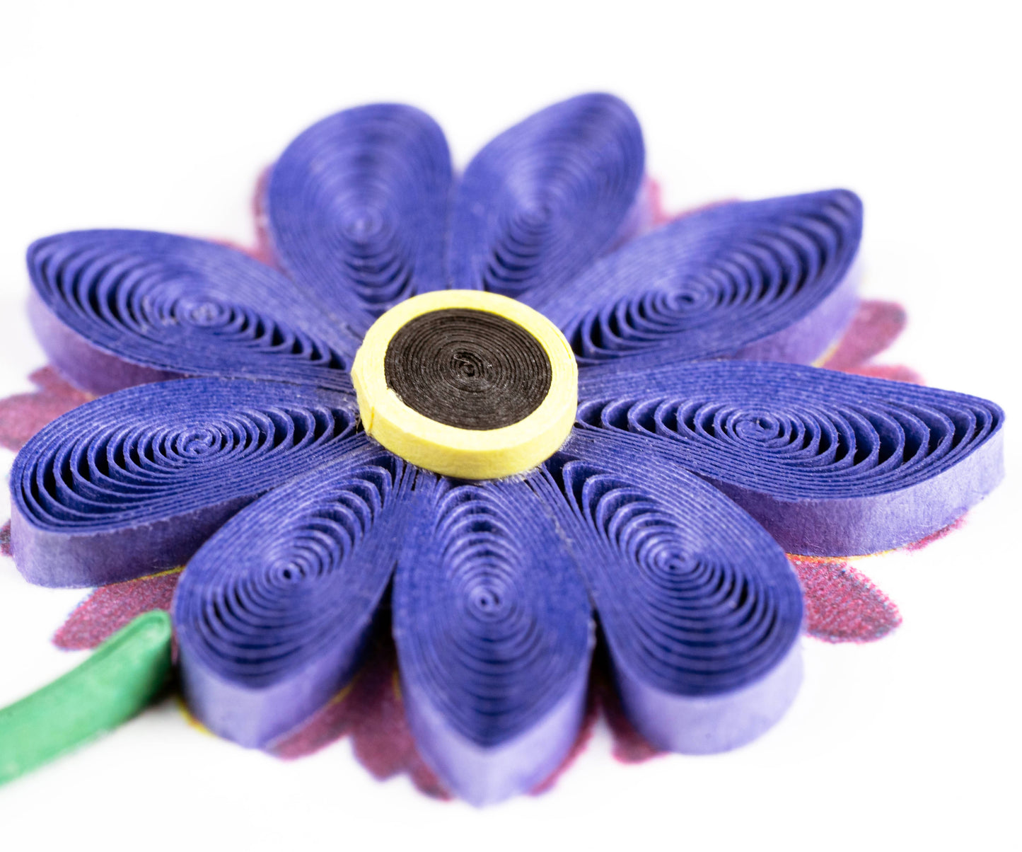 Quilled Greeting Card, "Gerbera Daisies"