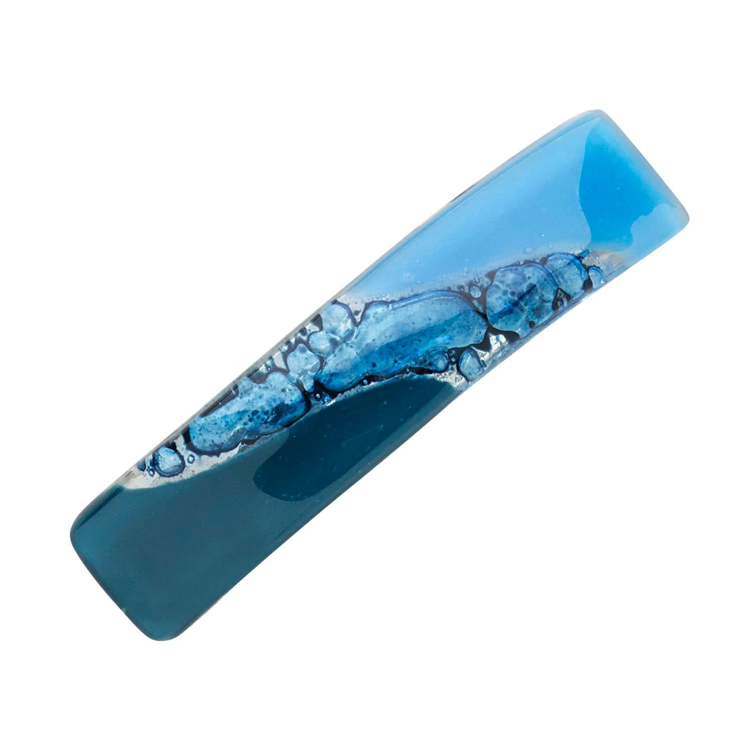 Barrette rect glss 3.5Lx.75 asst