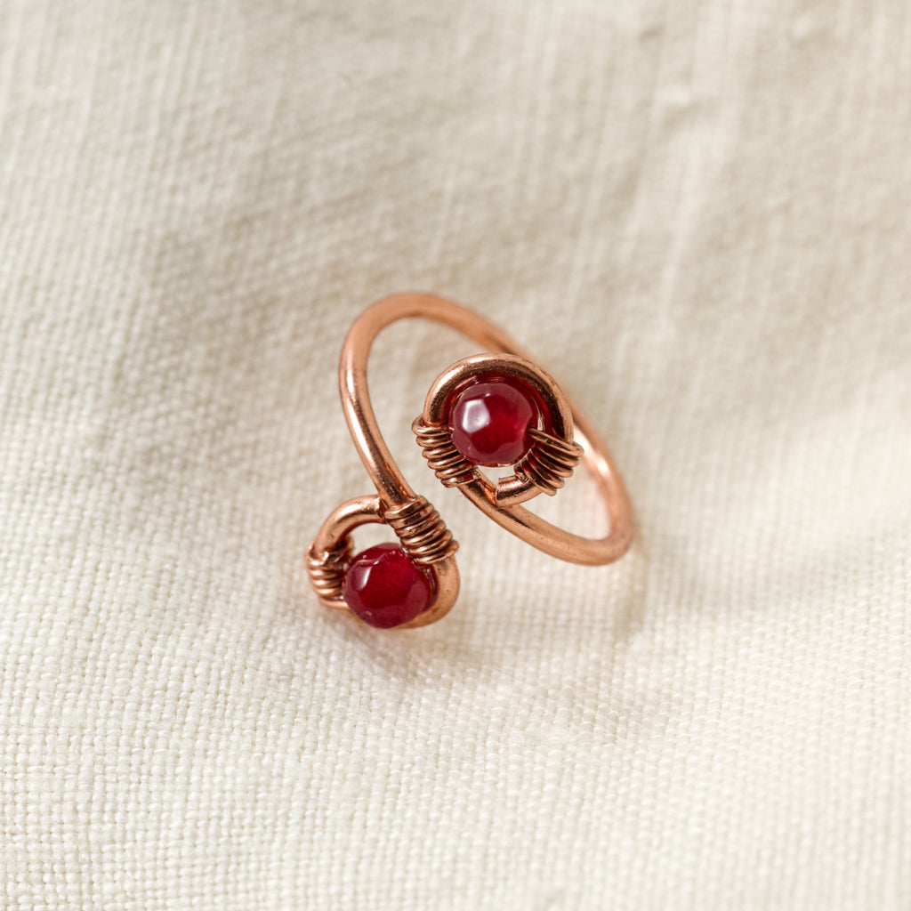 Maite Agate Wrap Ring - Ten Thousand Villages