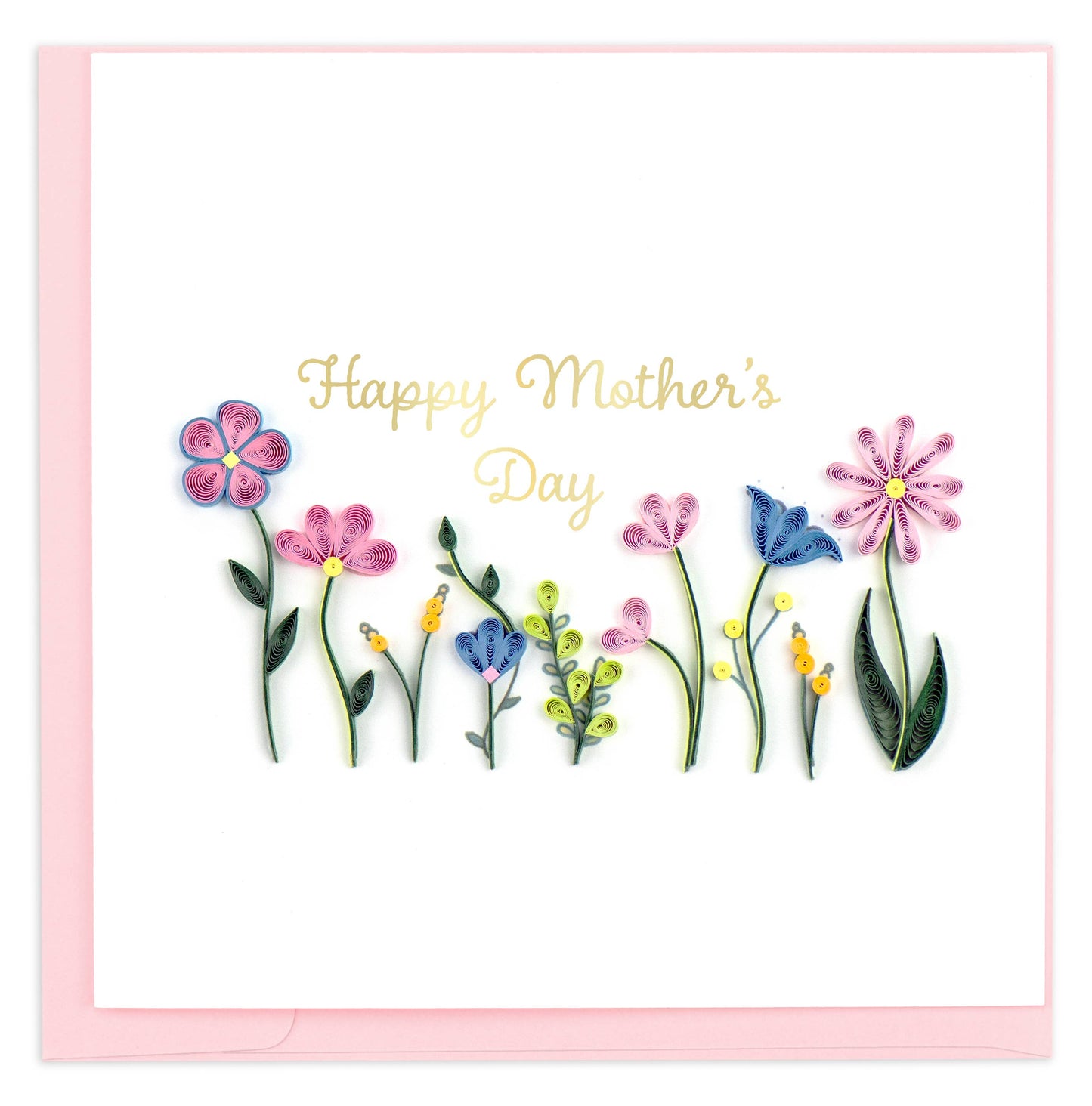 Quilled Greeting Card, "Wildflower Mother’s Day"