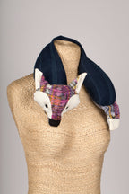 Pillow neck fox cttn/rice 26L blue