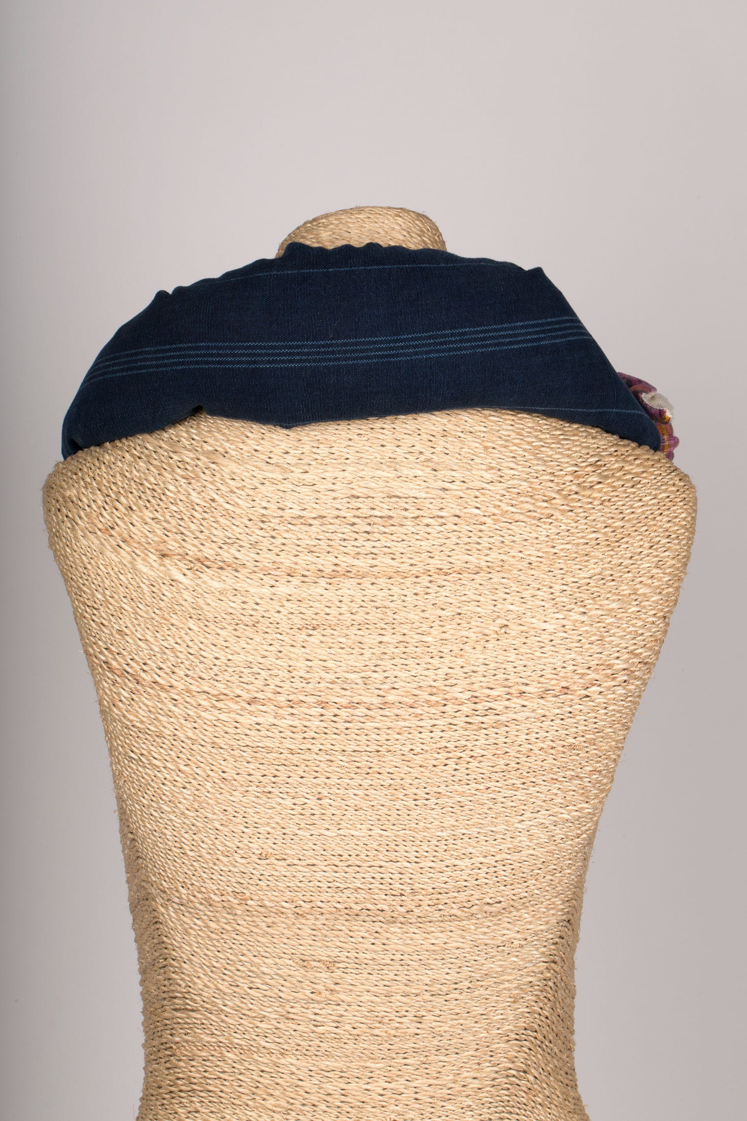 Pillow neck fox cttn/rice 26L blue