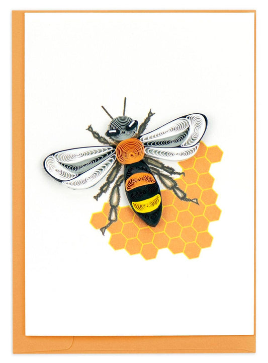 Quilled Gift Enclosure, "Honey Bee"