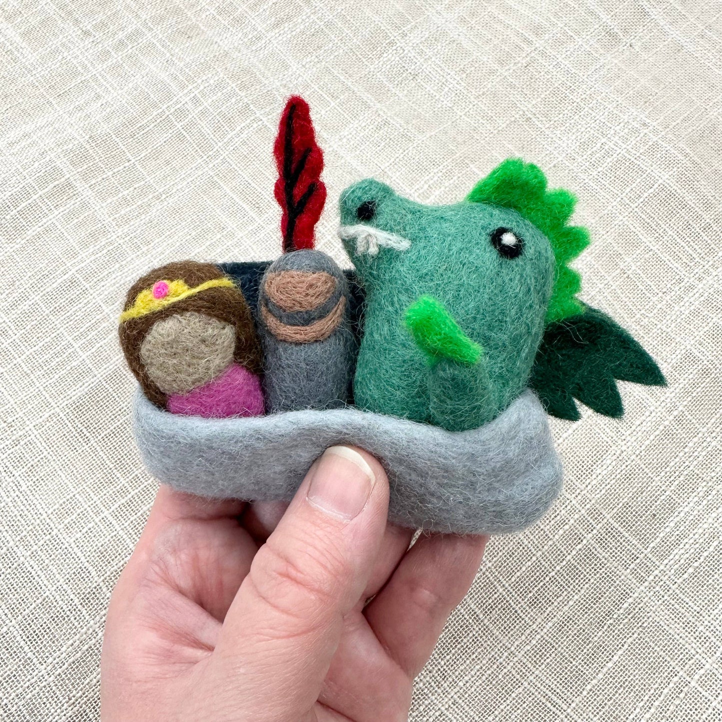 Felted "Pocket Pals", Castle Set