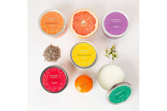 Quote Tin Candle, 4-6oz, "Springtime Quotes"