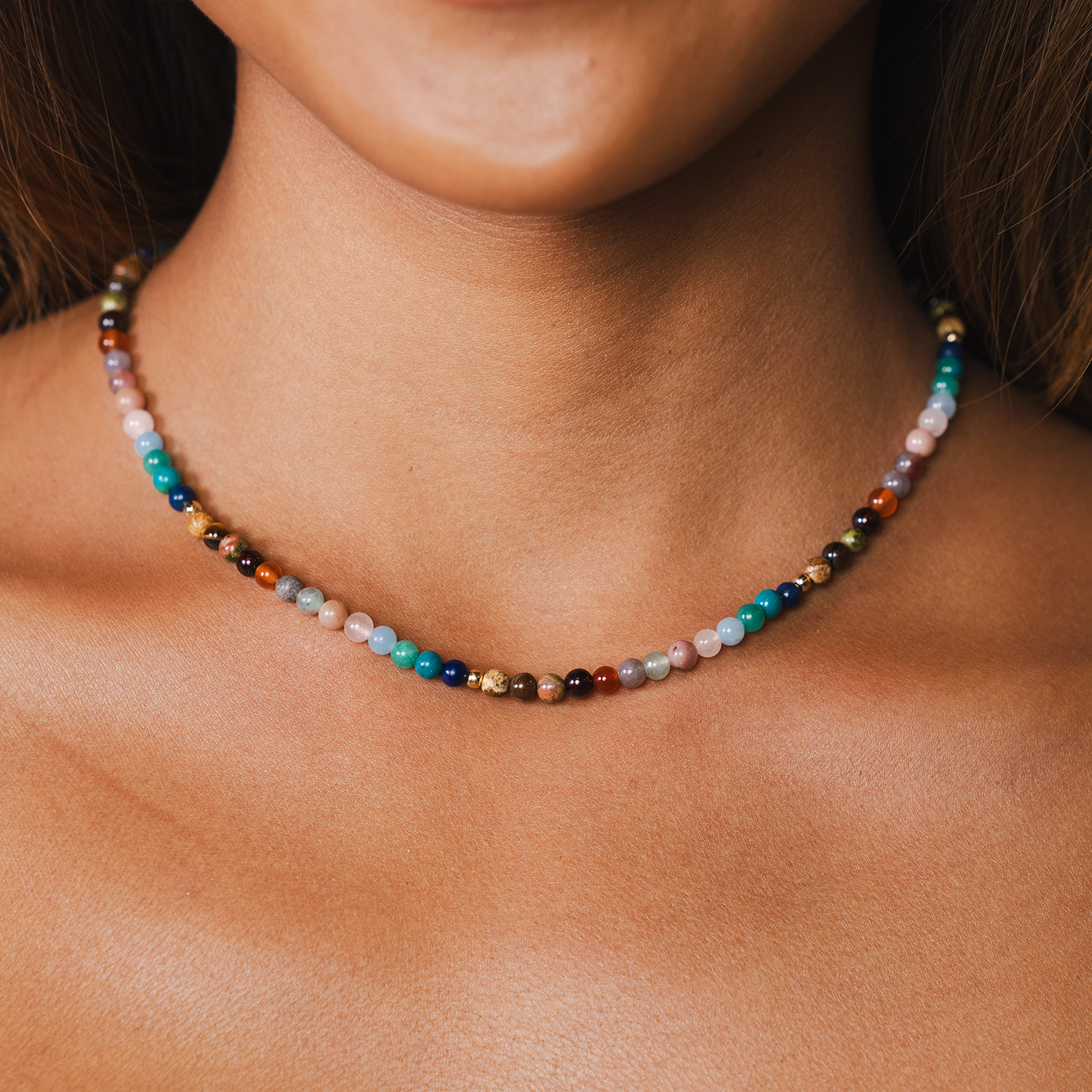 "Master Healer" Semi-Precious Stone Necklace