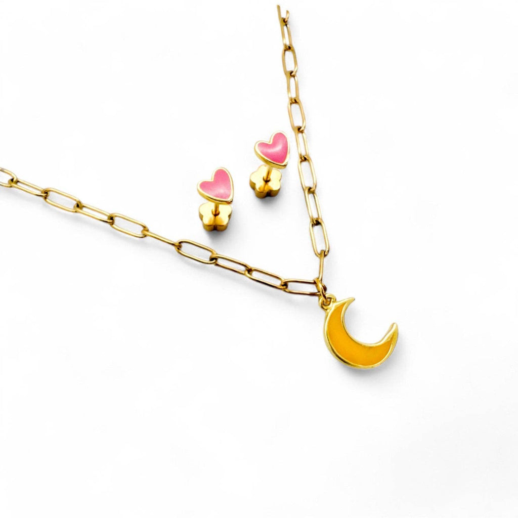 Love You to the Moon Kids Jewelry Set