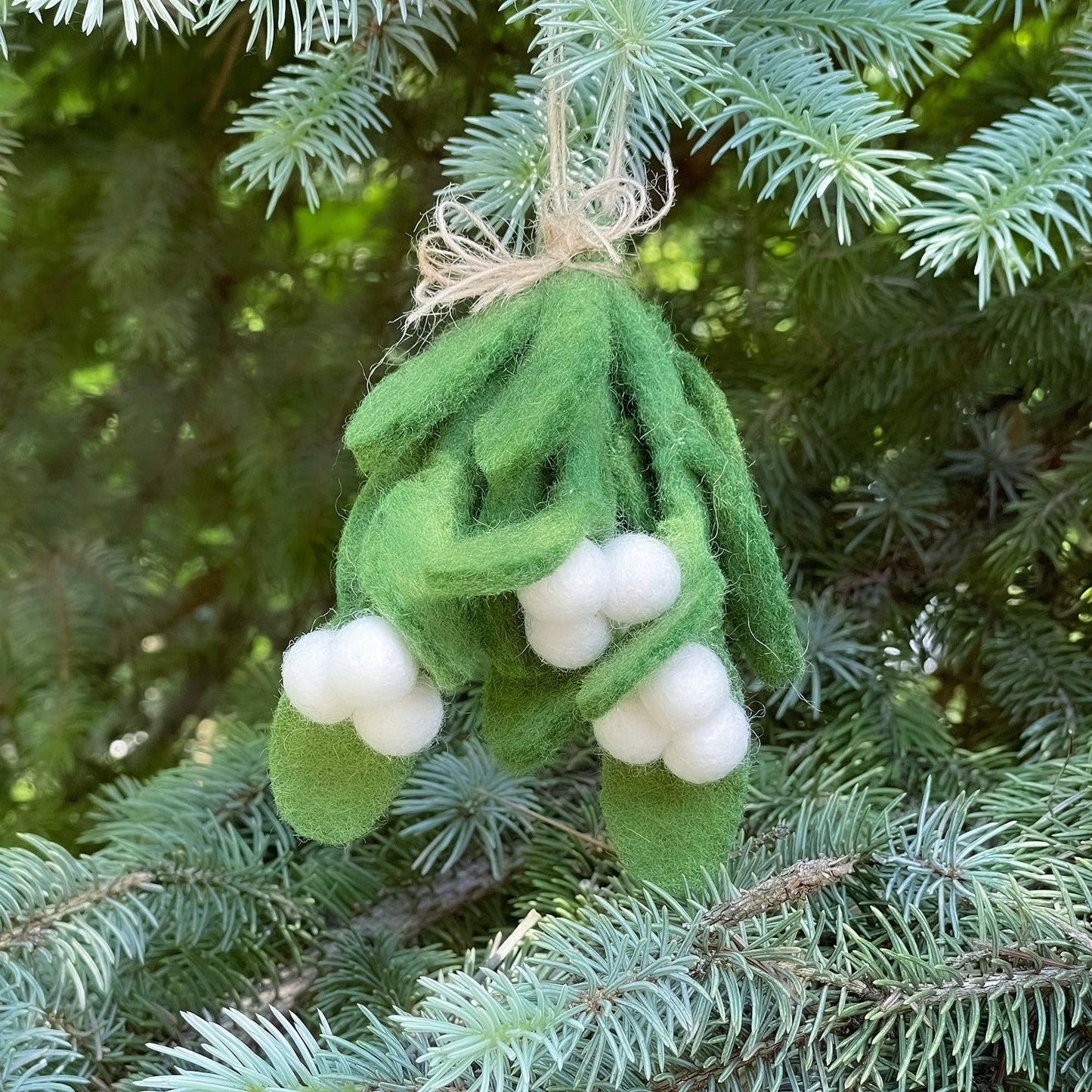Mistletoe Felt Ornament