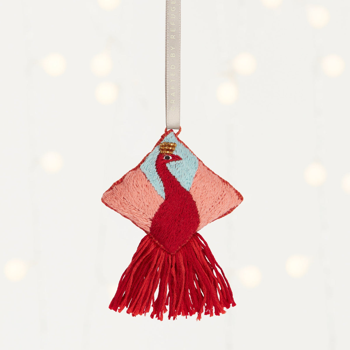 Splendid Peacock Ornament - MADE51 - Ten Thousand Villages