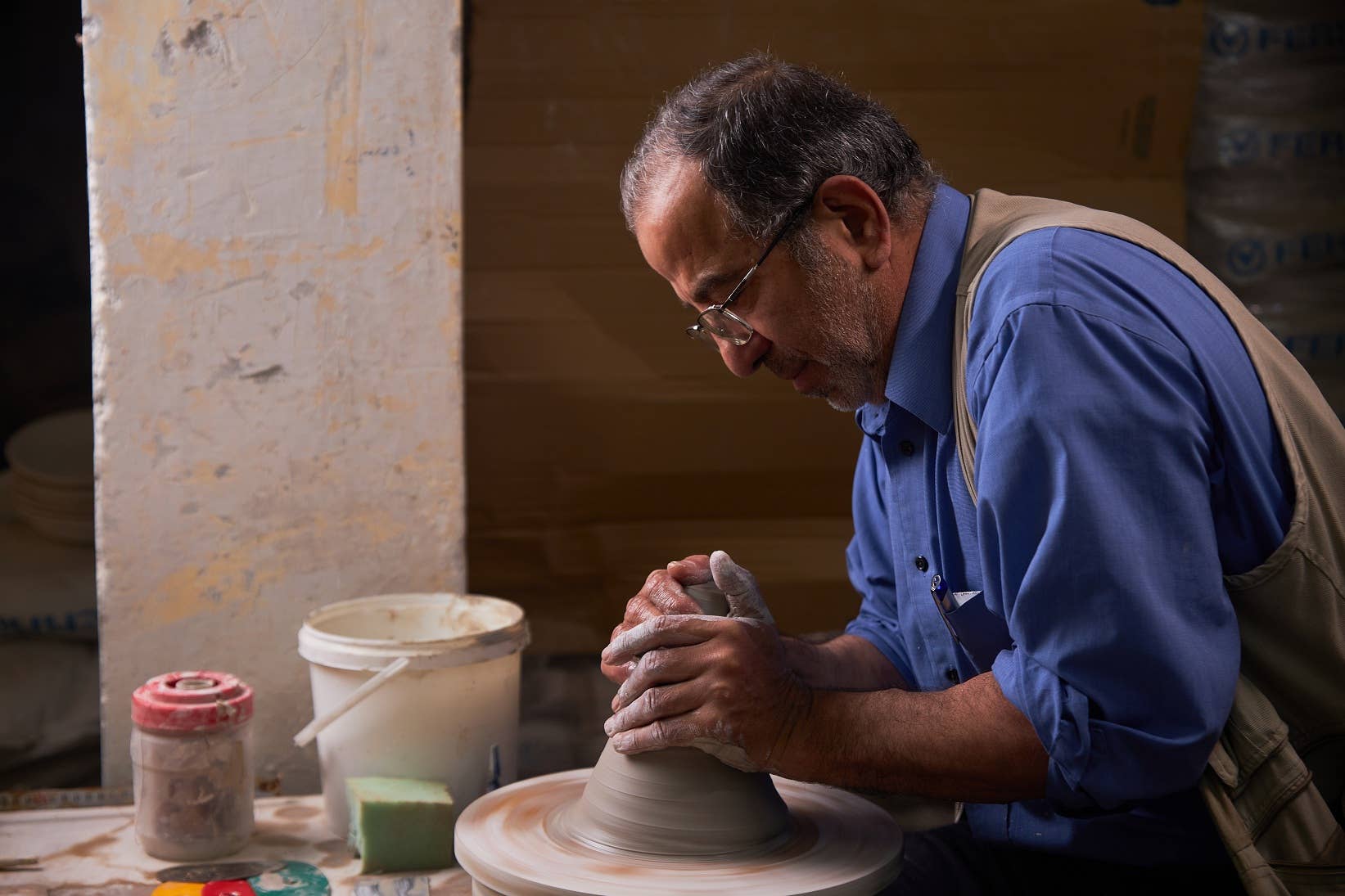 West Bank Ceramic Plate