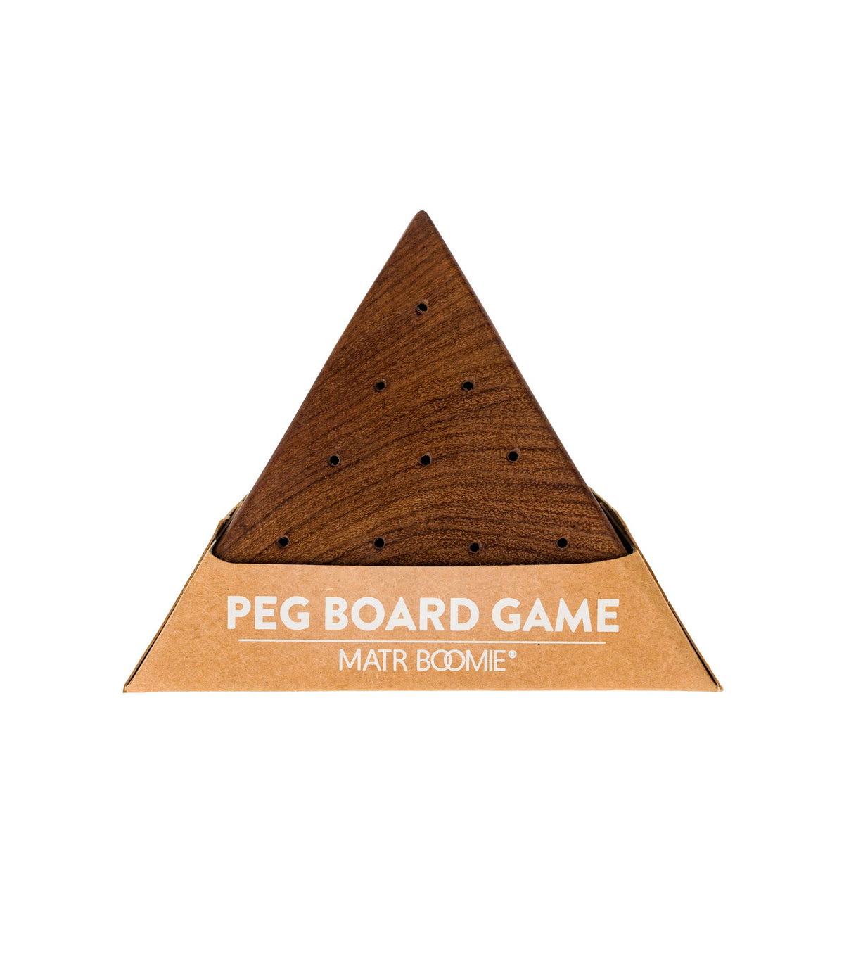 Triangle Peg Board Game