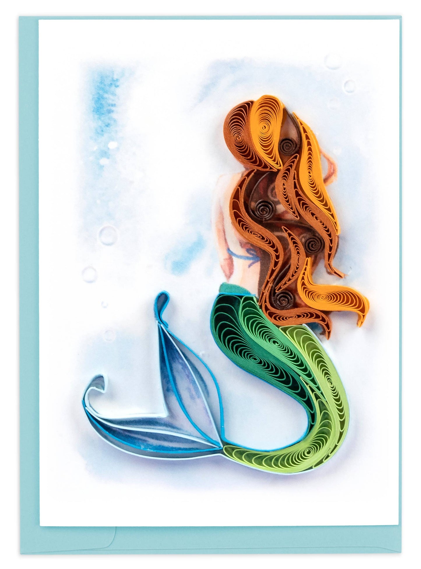 Quilled Gift Enclosure, "Mermaid"