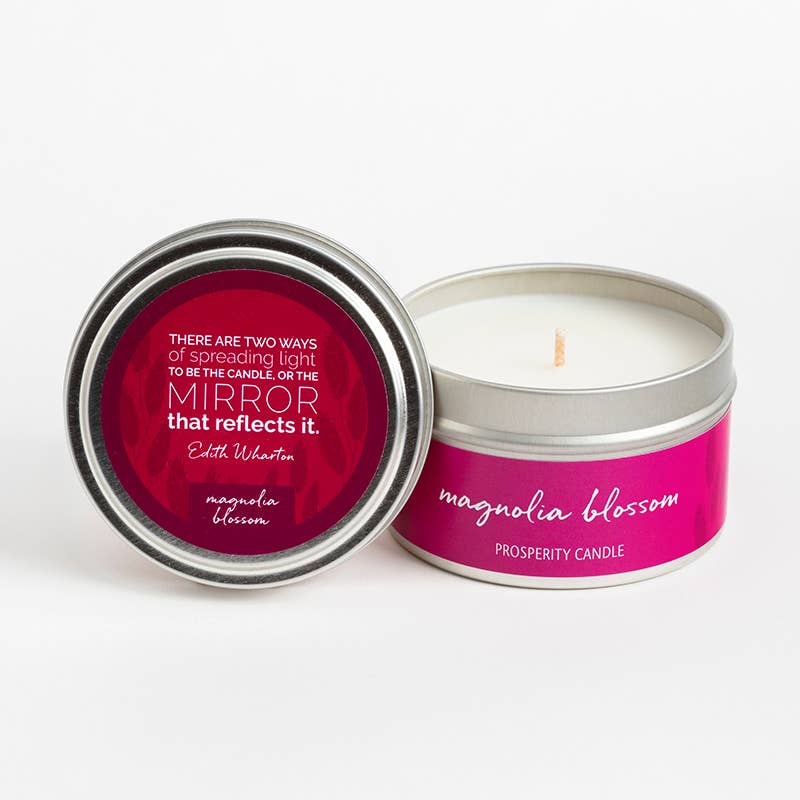 Quote Tin Candle, 4 oz, "Year of Inspiration"