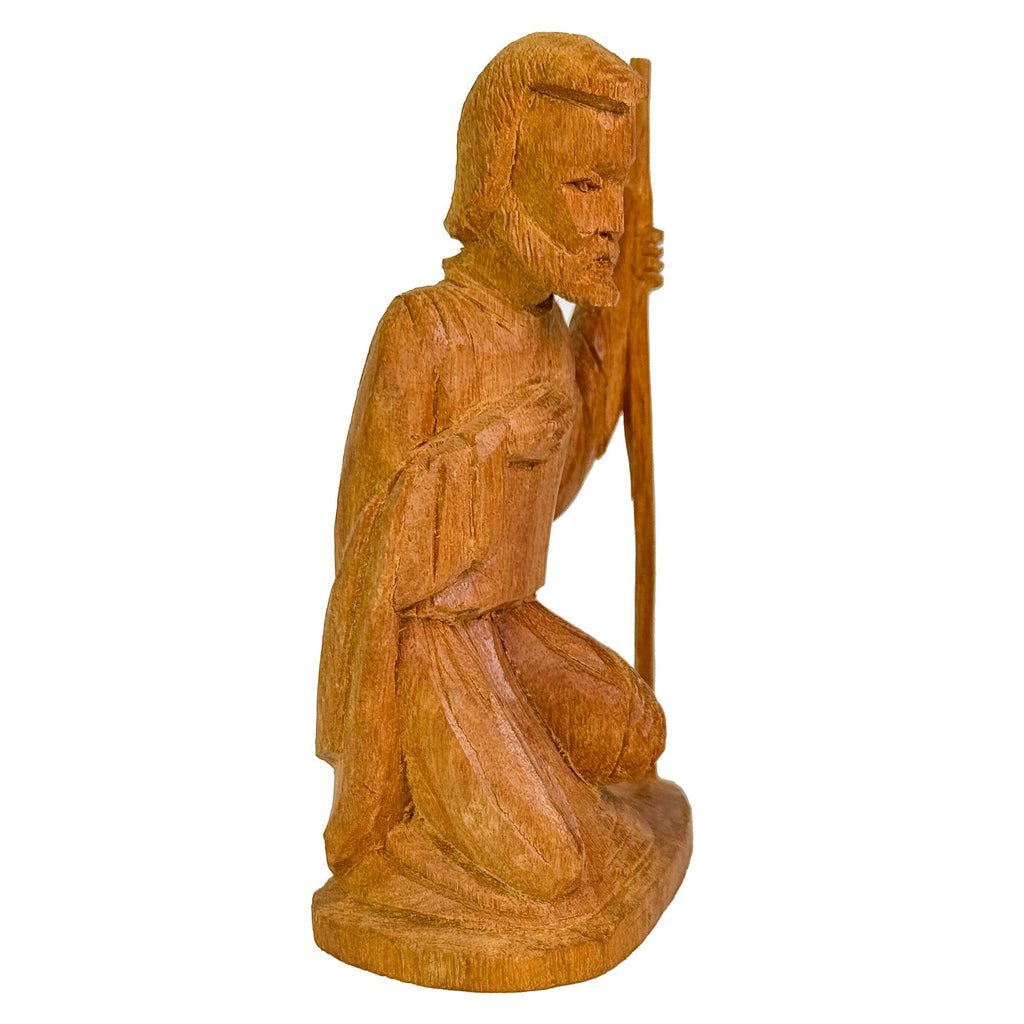 Hand-carved Olive Wood Nativity Set of Three from Kenya