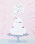 Recycled Paper Cards, "Best Wishes Wedding"