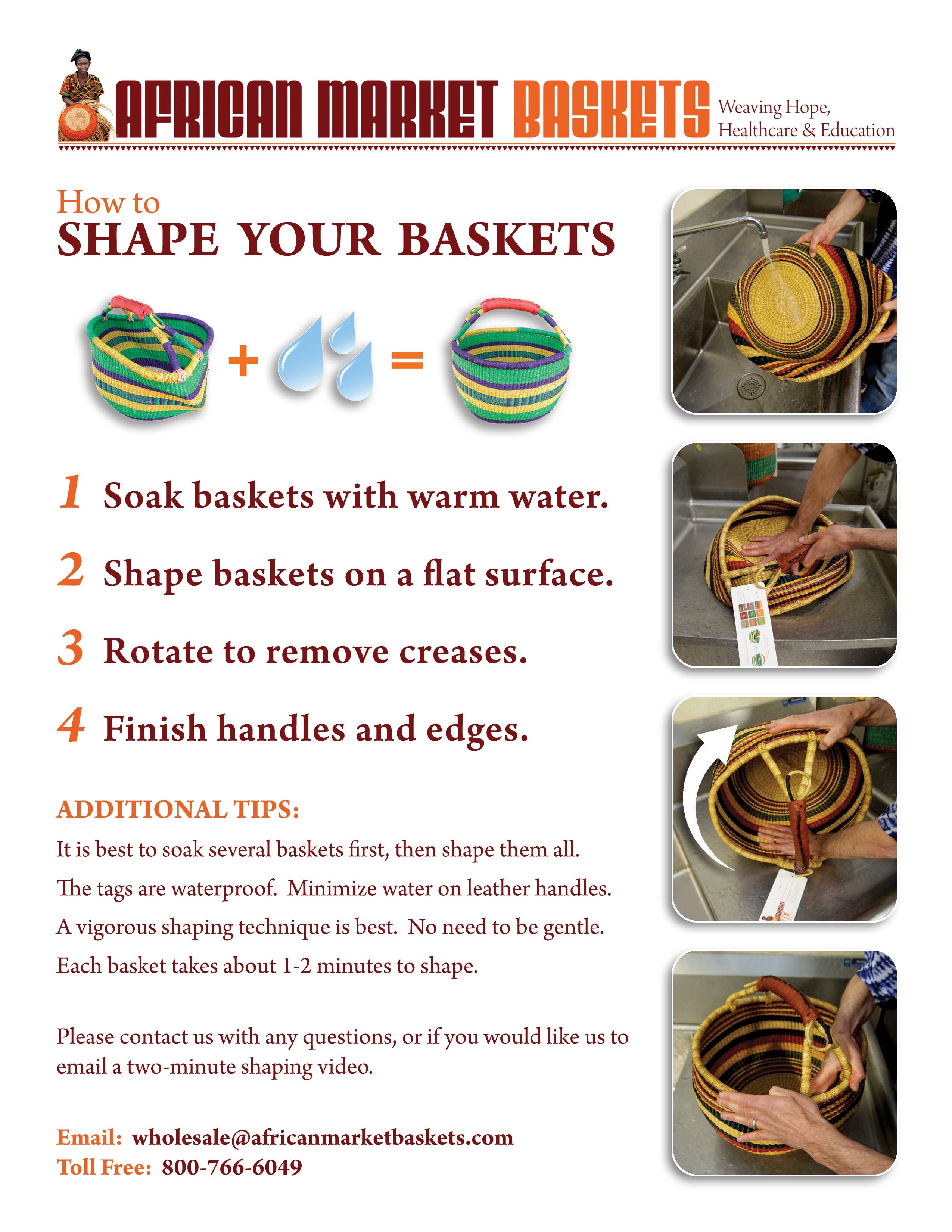 Bolga Fruit Basket, 13"-14"^