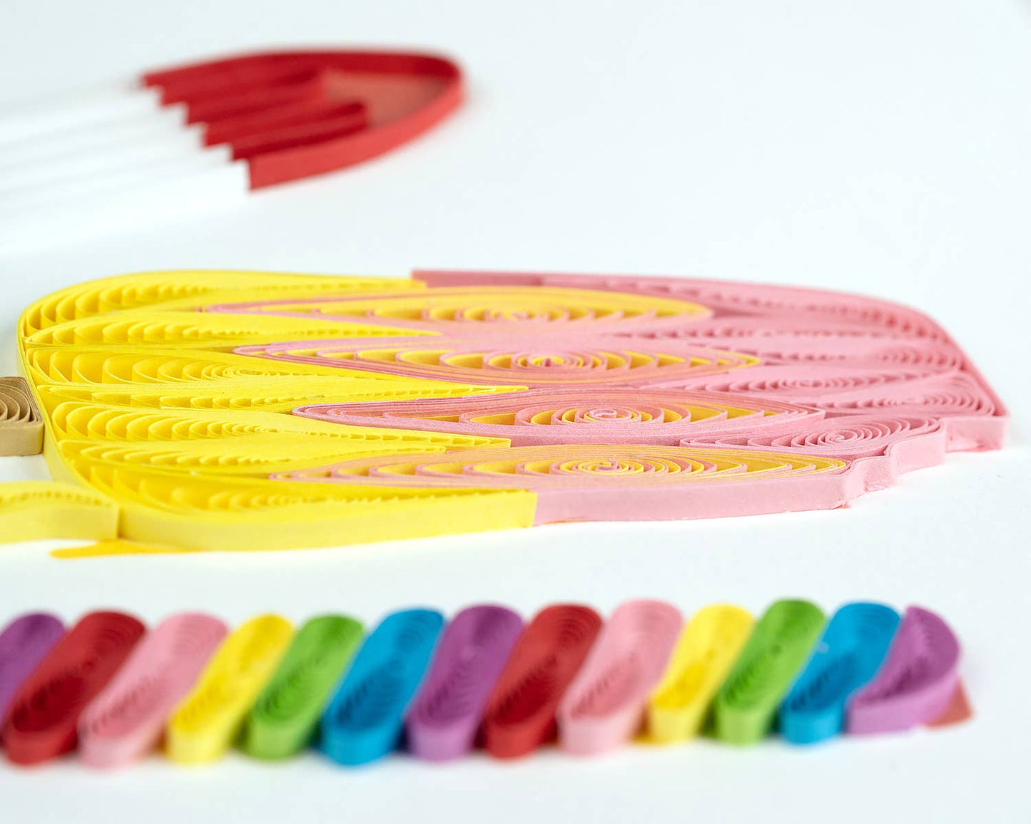 Quilled Greeting Card, "Summertime Treats"