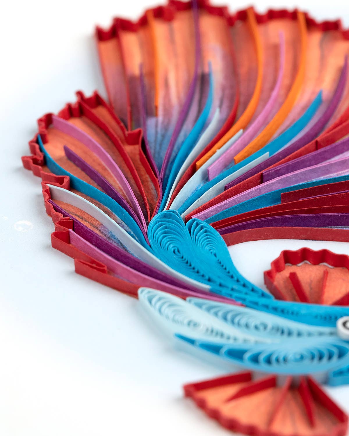 Quilled Greeting Card, "Betta Fish"