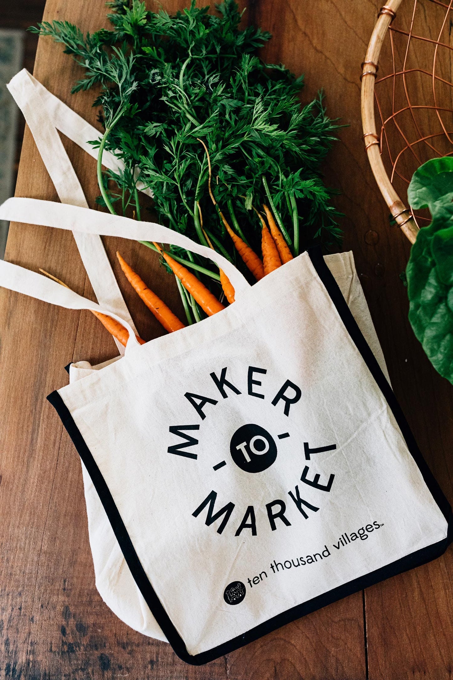 Maker To Market Organic Cotton Reusable Bag