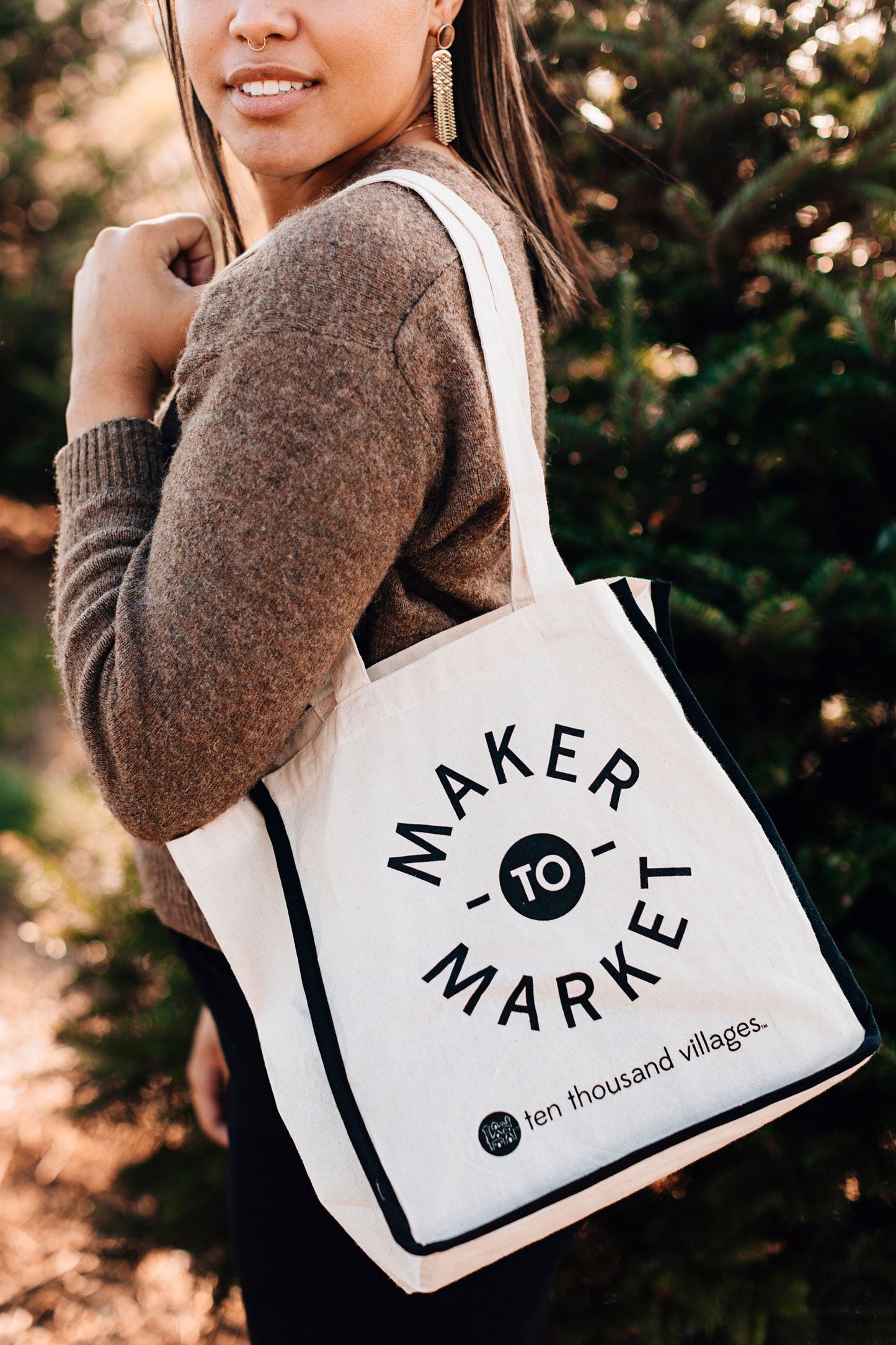 Maker To Market Organic Cotton Reusable Bag