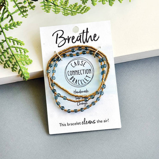 Multistrand Bracelet, "Cause Connection: Breathe"