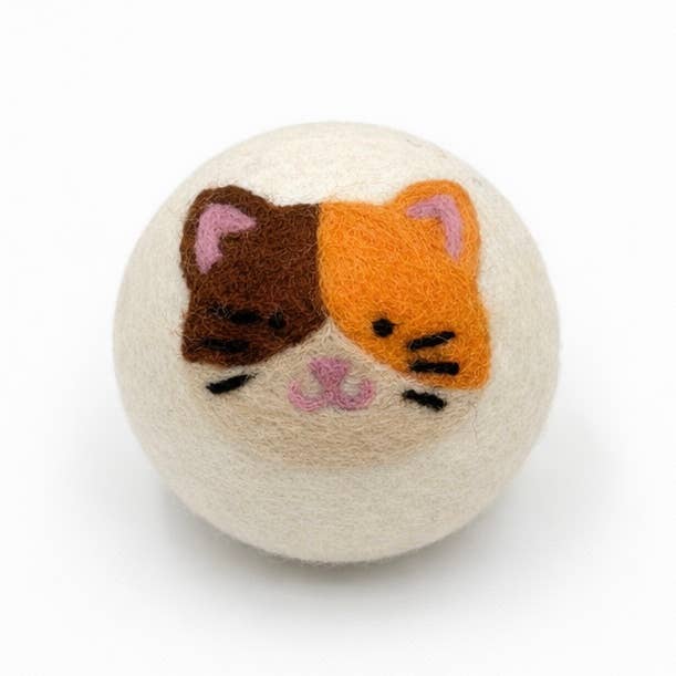 Eco Wool Dryer Balls, "Cats"