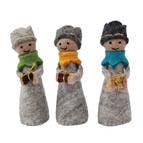 Rainbow Hand-stitched Felt Nativity Set,12 Piece Set