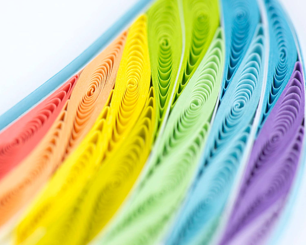 Quilled Greeting Card, "Pride Wings"
