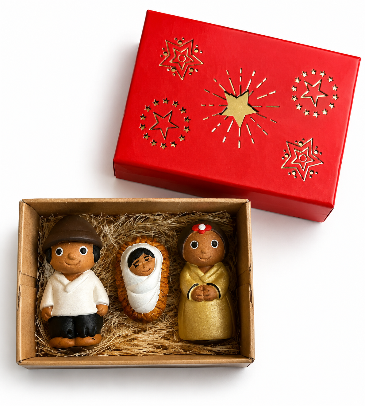 Red Matchbox Nativity