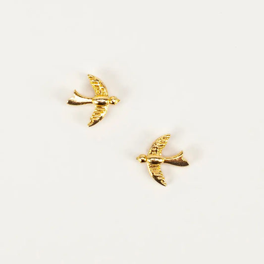 Earring, Flying Bird Post