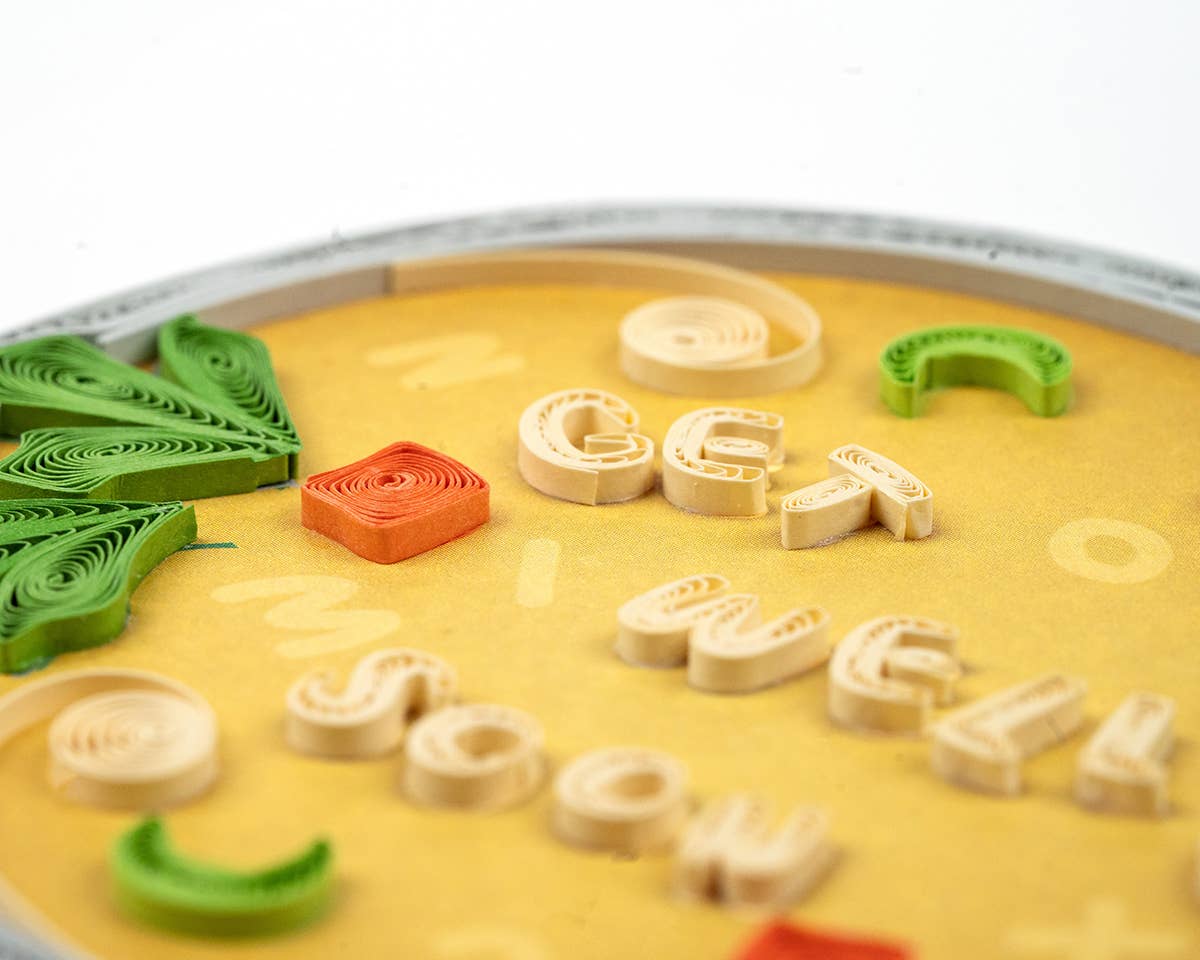Quilled Greeting Card, "Get Well Soup"