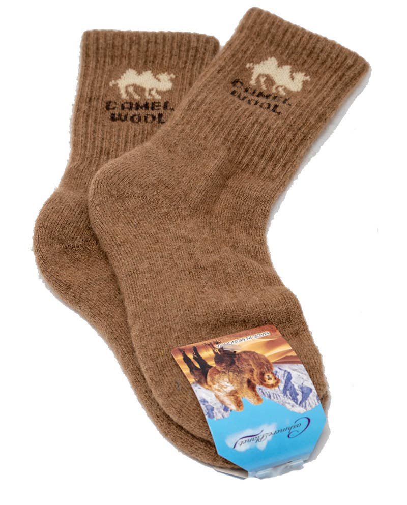 Mongolian Camel Wool Socks - Adults