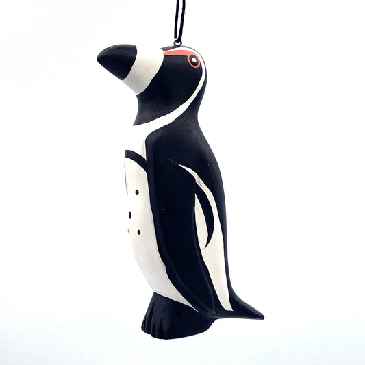 Penguin Balsa Ornament