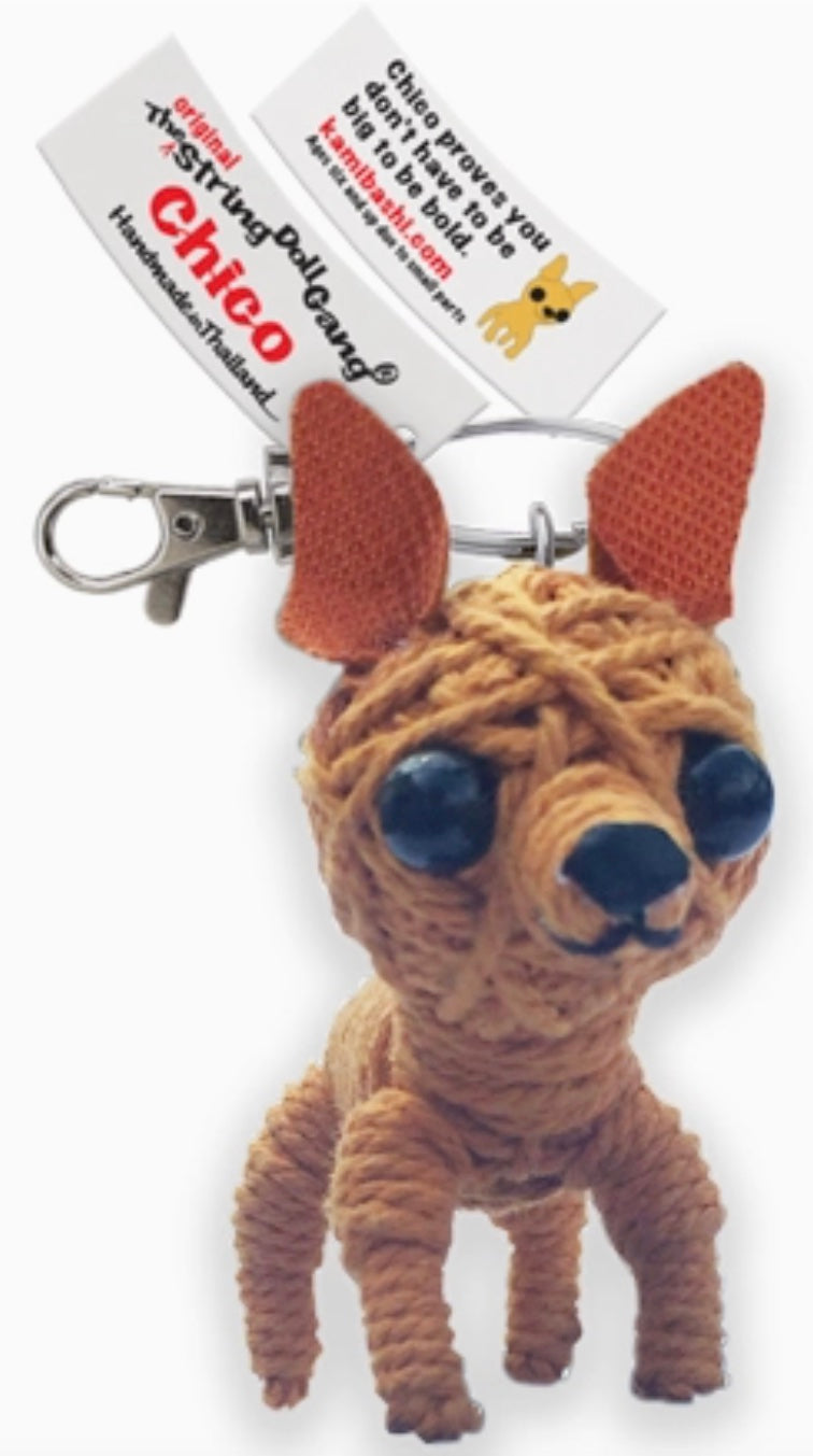 Keychain String Doll, "Chico the Chihuahua"