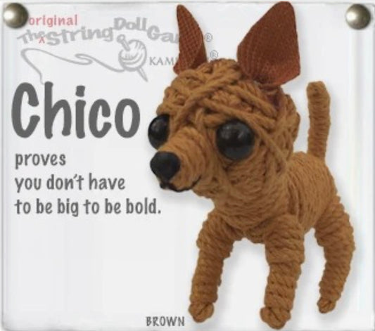 Keychain String Doll, "Chico the Chihuahua"