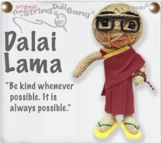 Keychain String Doll, "Dalai Lama"