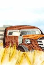 Quilled Greeting Card, “Vintage Farm Truck”