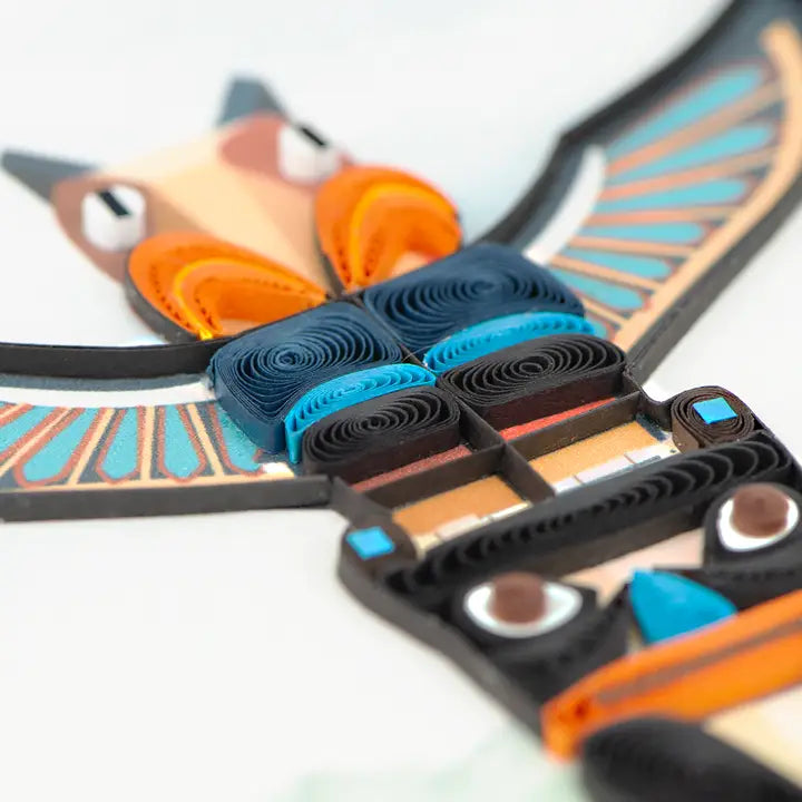 Quilled Greeting Card, “Totem Pole”