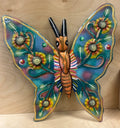 SUNFLOWER BUTTERFLY HAITIAN WALL ART