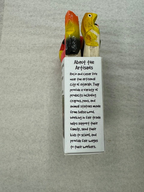Balsa Wood Jungle Crayons