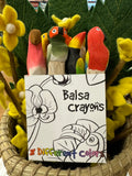 Balsa Wood Jungle Crayons