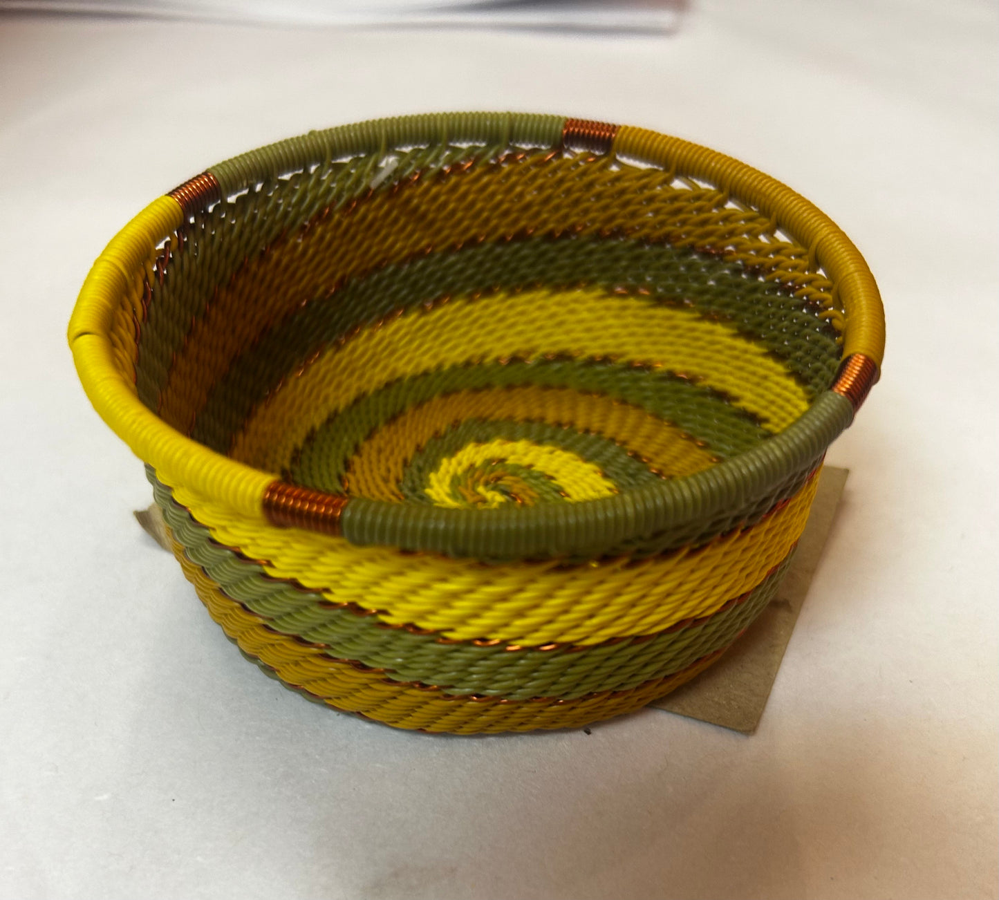 "Tuna Can" Zulu Wire Basket, Assorted Colors