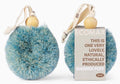 Bath Brush, "Spa Shower Puff, Blue"
